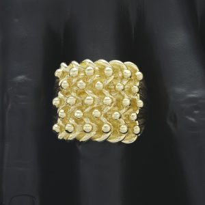 9ct Yellow Gold Keeper Ring