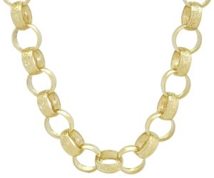 9ct Yellow Gold Belcher Chain 30&#8243; 16.5mm