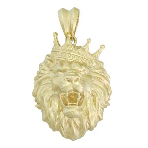 Private: 9ct Yellow Gold Lion Pendant