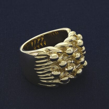 9ct Yellow Gold Keeper Ring - Image 3