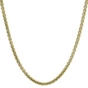 Private: 9ct Yellow Gold Box Chain 18&#8243; 2.5mm