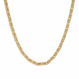 9ct Yellow Gold Solid King Chain 25.75" 6.3mm