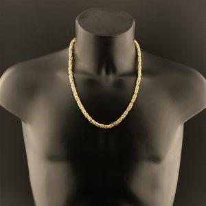 9ct Yellow Gold Solid King Chain 25.75″ 6.3mm