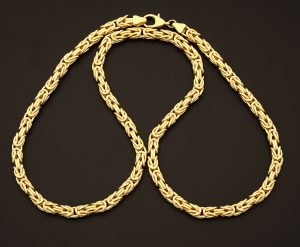 9ct Yellow Gold King Chain 24″ 6.3mm