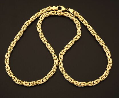 9ct Yellow Gold King Chain 24" 6.3mm - Image 3