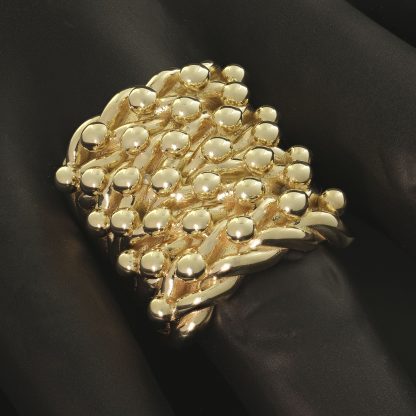 9ct Yellow Gold Keeper Ring - Image 2