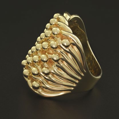 9ct Yellow Gold Keeper Ring - Image 4