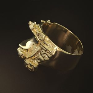 9ct Yellow Gold Saddle Ring