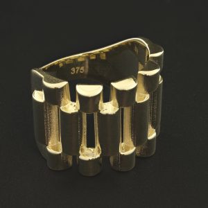 9ct Yellow Gold Watch Strap Ring