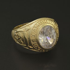 9ct Yellow Gold College Ring