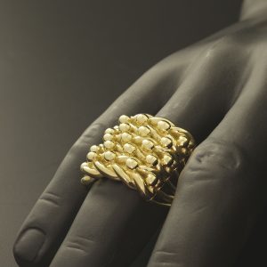 9ct Yellow Gold Keeper Ring