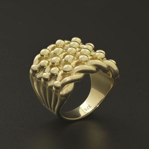 9ct Yellow Gold Keeper Ring