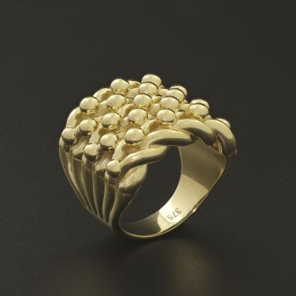 9ct Yellow Gold Keeper Ring - Image 3