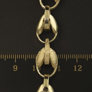 Private: 9ct Yellow Gold Tulip Chain 24″ 10mm