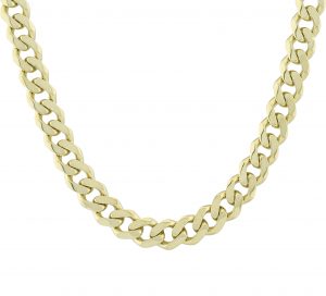 9ct Yellow Gold Cuban Chain 24&#8243; 10.5mm