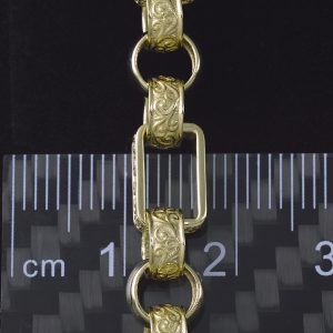 9ct Yellow Gold Gypsy Link Chain 20″ 7mm
