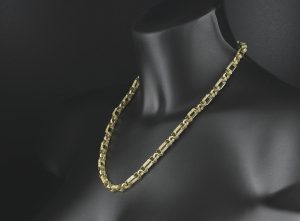 9ct Yellow Gold Gypsy Link Chain 20″ 7mm