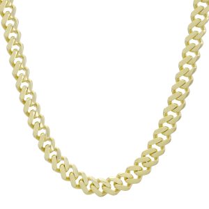 9ct Yellow Gold Cuban Chain 22&#8243; 7.5mm