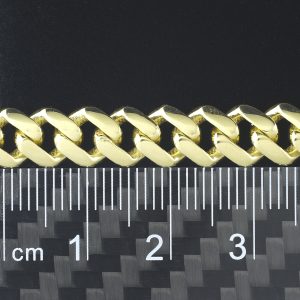 9ct Yellow Gold Cuban Chain 22&#8243; 7.5mm