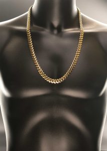 9ct Yellow Gold Cuban Chain 26&#8243; 10.5mm