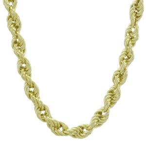 9ct Yellow Gold Rope Chain 18&#8243; 5.5mm