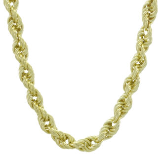 9ct Yellow Gold Rope Chain 18" 5.5mm