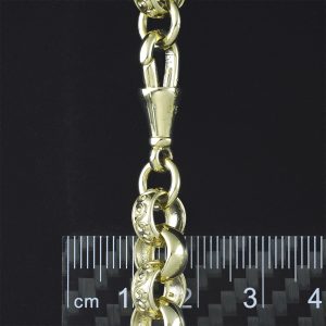 9ct Yellow Gold Belcher Chain 26&#8243; 9mm