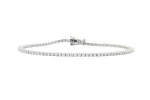 18ct White Gold 1.50ct Diamond Tennis Bracelet