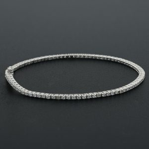 18ct White Gold 1.50ct Diamond Tennis Bracelet