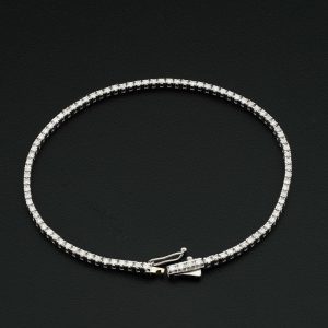 18ct White Gold 1.50ct Diamond Tennis Bracelet