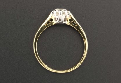 18ct Yellow Gold 0.50ct Diamond Solitaire Ring