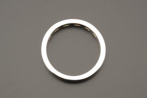 18ct White Gold 0.52ct Diamond Half Eternity Ring