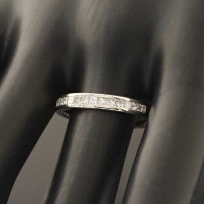 18ct White Gold 0.52ct Diamond Half Eternity Ring - Image 5