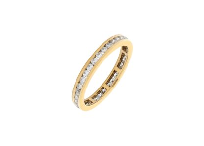 18ct Yellow Gold 0.98ct Diamond Full Eternity Ring