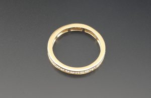 18ct Yellow Gold 0.98ct Diamond Full Eternity Ring