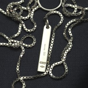 18ct White Gold Gucci Necklace 21&#8243; 1mm