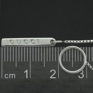 18ct White Gold Gucci Necklace 21&#8243; 1mm