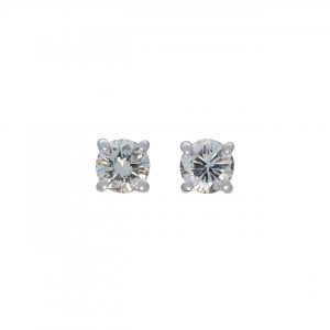 18ct White gold 0.32ct Round Diamond Studs