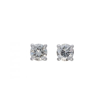 18ct White gold 0.32ct Round Diamond Studs