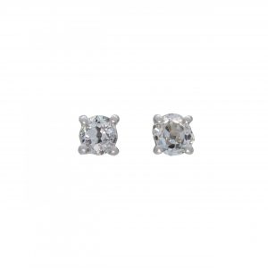 18ct White Gold 0.29ct Round Diamond Studs