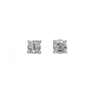 18ct White Gold 0.29ct Round Diamond Studs