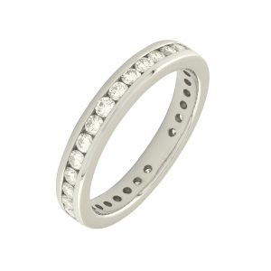 18ct White Gold 1.00ct Diamond Eternity Ring