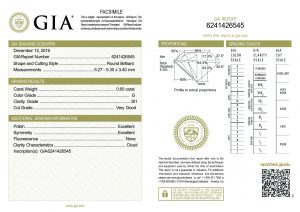 Platinum 1.00ct Diamond Trilogy Ring