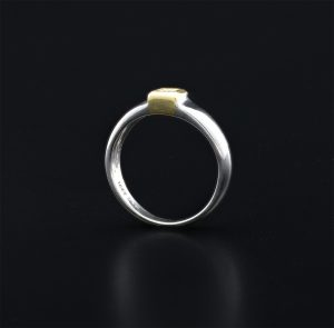 18ct White Gold 0.13ct Princess Cut Diamond Cluster Ring