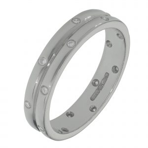 Platinum 0.20ct Diamond Eternity Ring