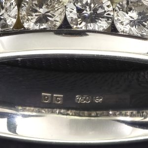 18ct White Gold 0.80ct Diamond Half-Eternity Ring