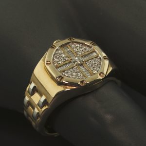 9ct Rose Gold 0.43ct Diamond AP Style Ring