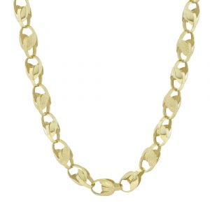 Private: 9ct Yellow Gold Tulip Chain 24″ 10mm