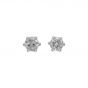 18ct White Gold 0.33ct Round Diamond Studs