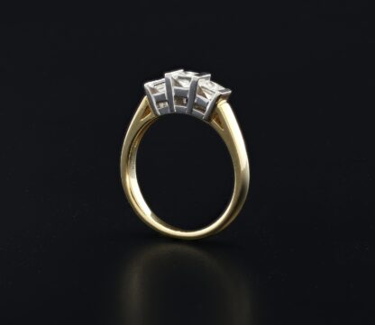 18ct Yellow Gold 0.55ct Diamond Three Stone Ring